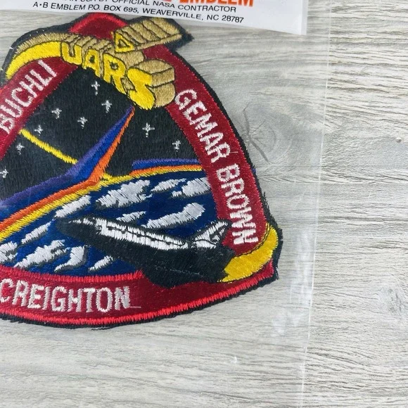 Vintage Kennedy Space Center Nasa Souvenir Space Emblem Made In USA - Picture 8 of 16